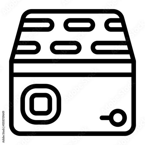 Swimming Line Icon
