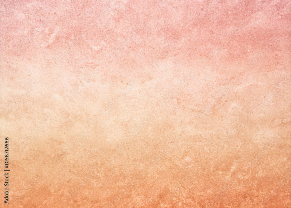 Pale coral and soft beige gradient with fine grain,