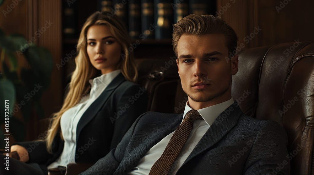 A man and a woman are sitting in a chair A man and a woman are sitting in a chair