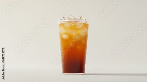 Wallpaper Mural A glass of iced tea with ice cubes in it Torontodigital.ca