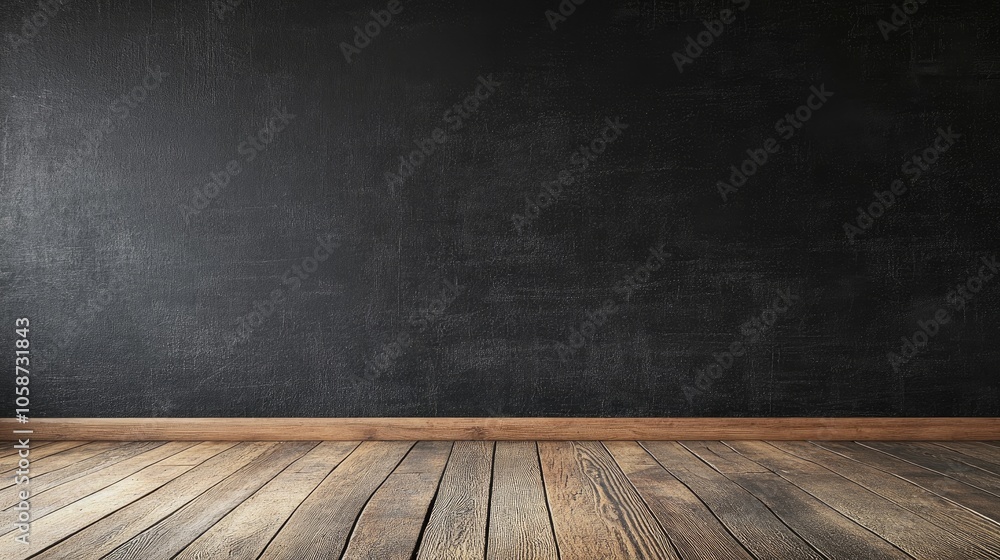 Blackboard texture on a wall with a dark background featuring ample copy space for text or graphics Blackboard texture on a wall with a dark background featuring ample copy space for text or graphics