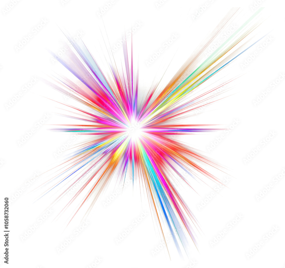 Obraz premium PNG An isolated blink light effect background lighting outdoors.