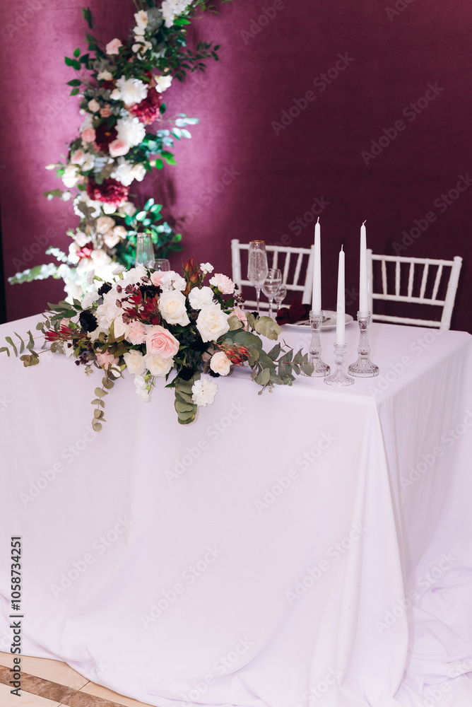 wedding table setting