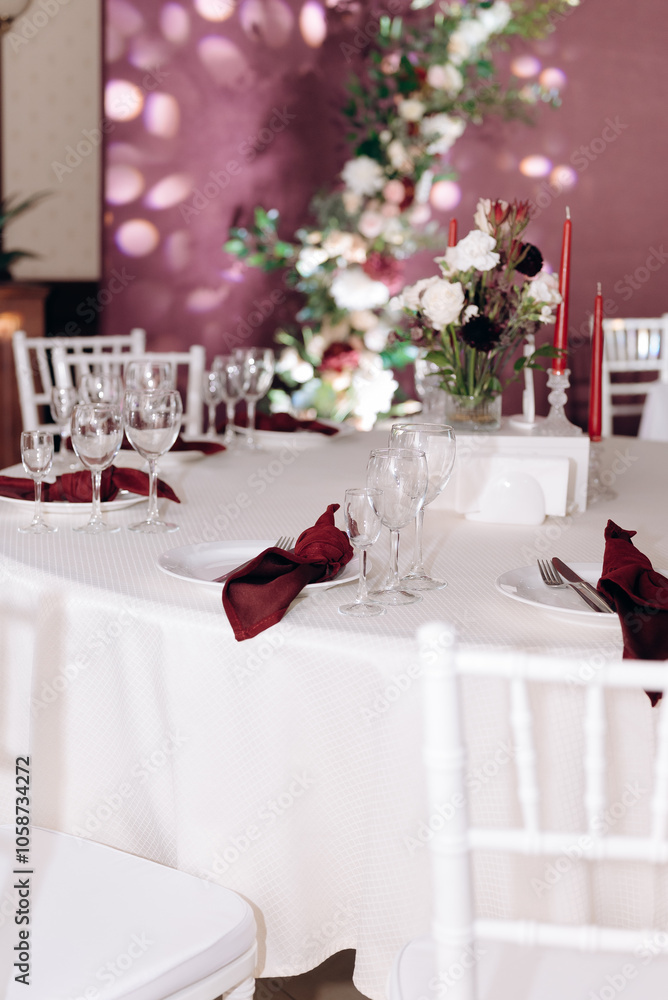 wedding table setting