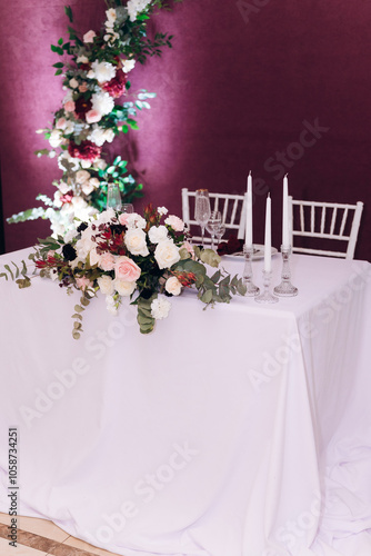 wedding table setting