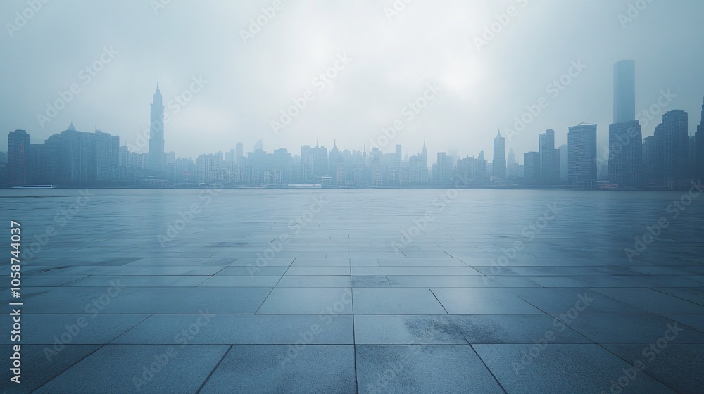 Manhattan, Dubai, Shanghai, and Hong Kong City Centers with Platforms, Roads, Parking Lots, and Brick Pavements for Car Advertisement Background Manhattan, Dubai, Shanghai, and Hong Kong City Centers with Platforms, Roads, Parking Lots, and Brick Pavements for Car Advertisement Background
