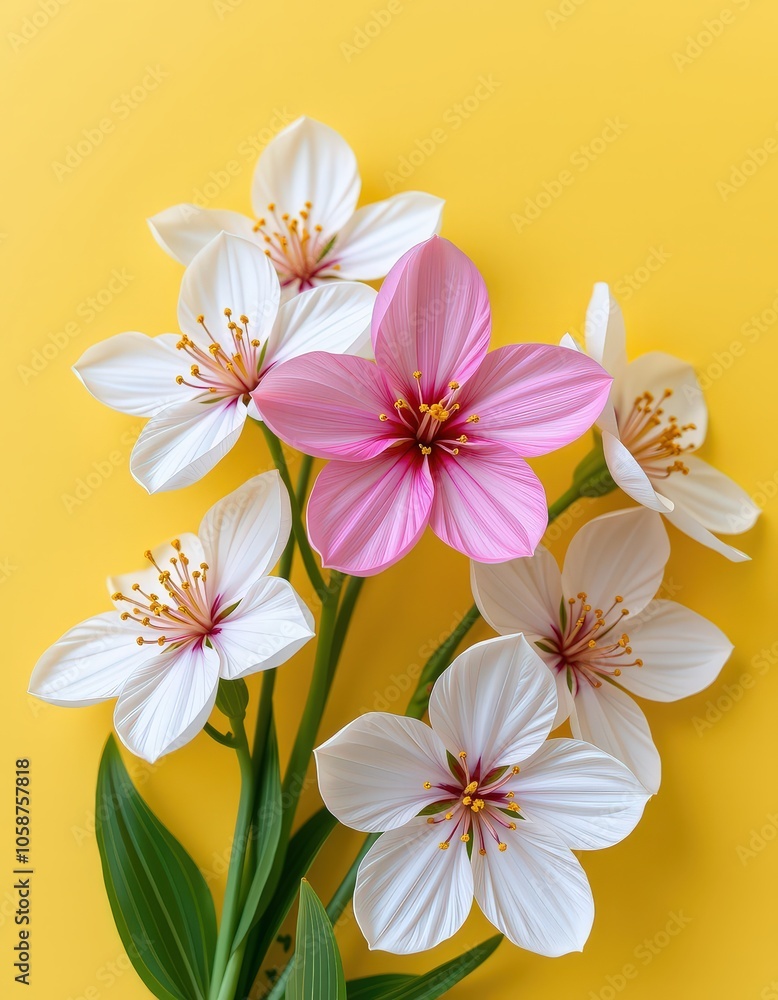 white flowers on a pink background white flowers on a pink background
