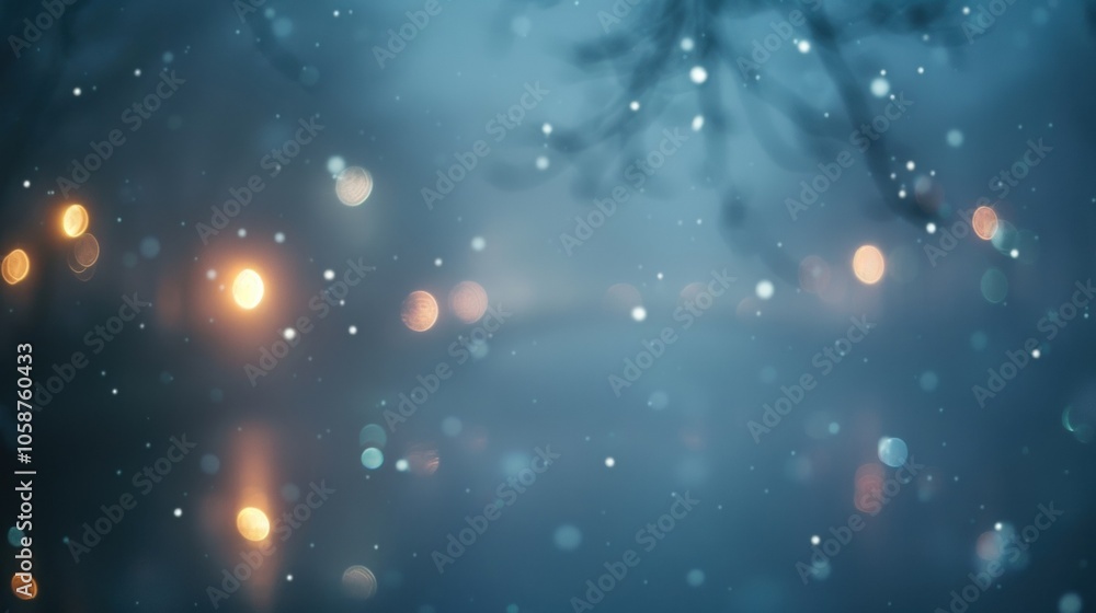 Defocused spotlights swirling through the fogfilled atmosphere. Defocused spotlights swirling through the fogfilled atmosphere.