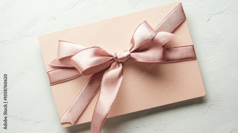 Pink bow adorns a golden gift card complete with a stylish tassel. This gift card is perfect for making purchases, offering an elegant touch for any occasion. Ideal photo style with copy space. Pink bow adorns a golden gift card complete with a stylish tassel. This gift card is perfect for making purchases, offering an elegant touch for any occasion. Ideal photo style with copy space.