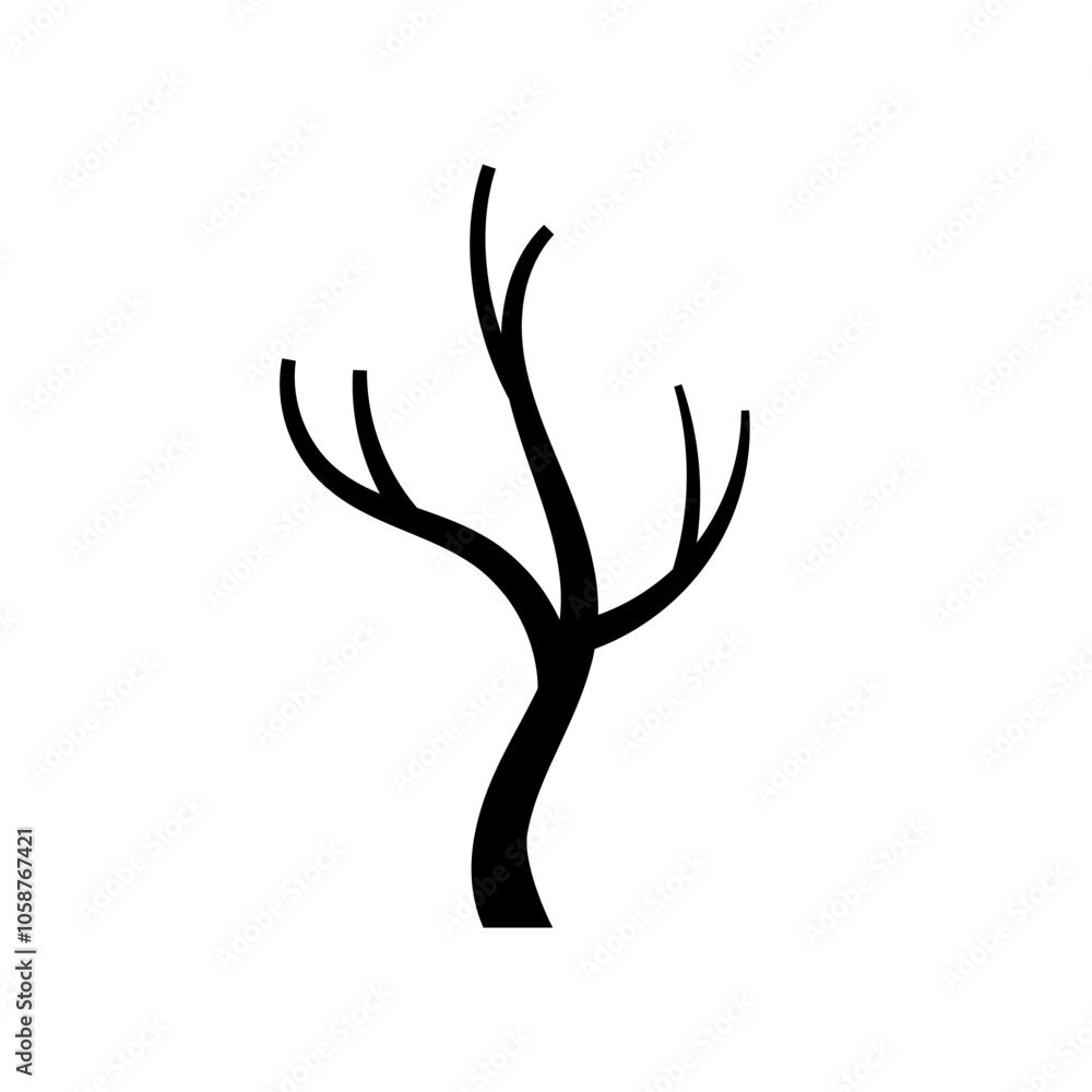 Bare tree icon vector. Tree illustration sign. Autumn symbol or logo. Bare tree icon vector. Tree illustration sign. Autumn symbol or logo.