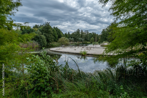Im Ökologisch-Botanischen Garten in Bayreuth mit seinen exotischen Pflanzen und Bäumen