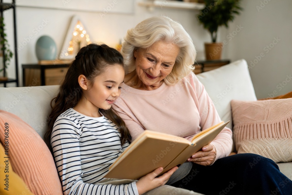 Grandmother and Granddaughter Reading Together: Special Bond Across Generations
Grandmother and Granddaughter Reading Together: Special Bond Across Generations