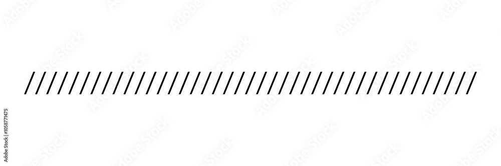 Slash line. Border with diagonal lines. Angle of tilt stripes. Black pattern of footer isolated on white background. Slash line. Border with diagonal lines. Angle of tilt stripes. Black pattern of footer isolated on white background.