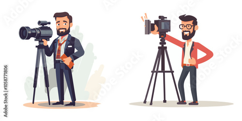 Adobe Ivideo, cinema, film, movie, illustration, vector, entertainment, cinematography, equipment, media, production, design, camera, filmmaking, isolated, multimedia, industry, iconllustrator Artwork