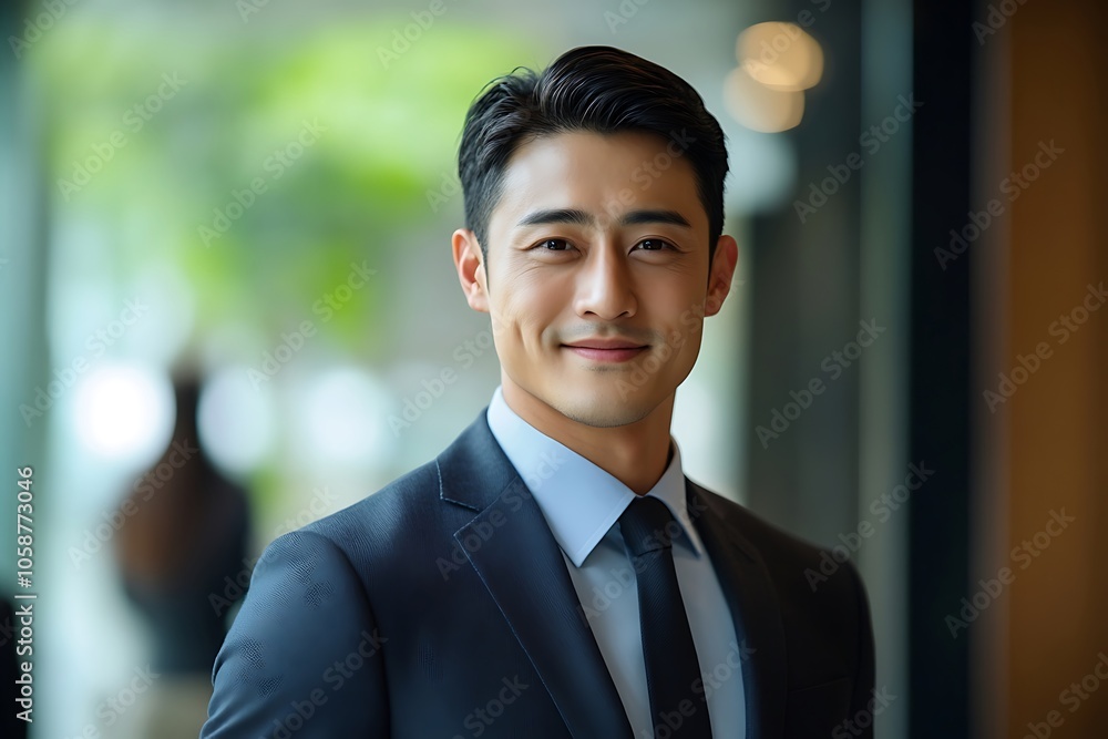 Portrait of a Successful and Motivated Asian Businessman Portrait of a Successful and Motivated Asian Businessman