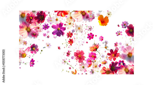 Flower Boom, Transparent background, PNG