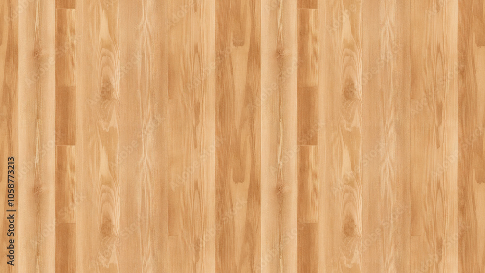 A close-up, top-down view of light hardwood flooring, filling the entire frame A close-up, top-down view of light hardwood flooring, filling the entire frame