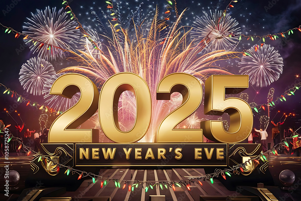 Happy New Year 2025 wishes celebration background,3d number 2025 design concept. Happy New Year 2025 wishes celebration background,3d number 2025 design concept.