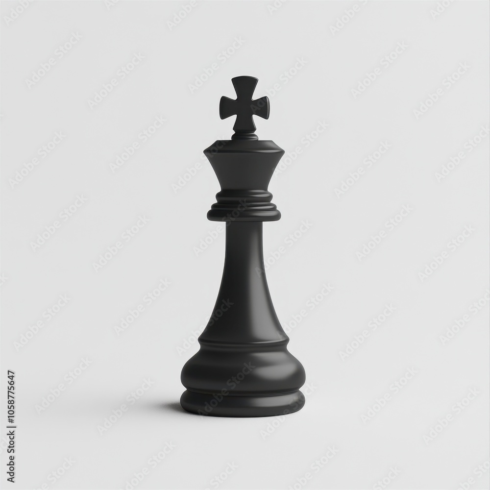 Monochrome Chess King Piece Minimalist Geometric Still Life Photography Monochrome Chess King Piece Minimalist Geometric Still Life Photography