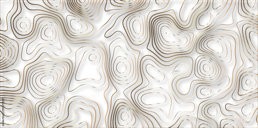 Topographic canyon geometric map relief texture with curved layers and shadow. abstract White background with a beautiful pattern, Topographic contour lines vector map seamless pattern vector.
Topographic canyon geometric map relief texture with curved layers and shadow. abstract White background with a beautiful pattern, Topographic contour lines vector map seamless pattern vector.