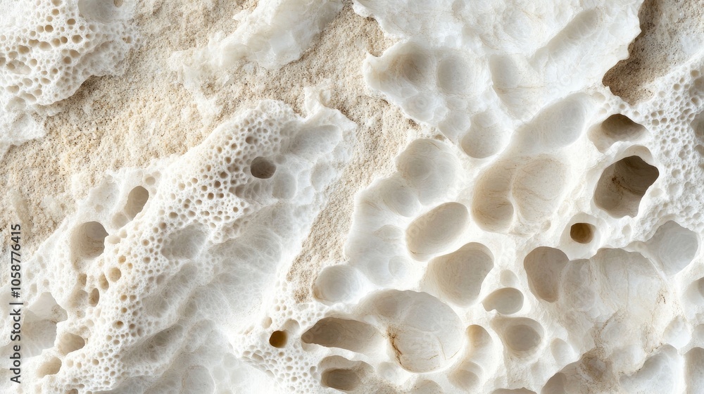 Discover the intricate beauty of white coral stone texture, highlighting its unique natural groove and organic patterns. Ideal for backgrounds or design elements with ample copy space. Discover the intricate beauty of white coral stone texture, highlighting its unique natural groove and organic patterns. Ideal for backgrounds or design elements with ample copy space.