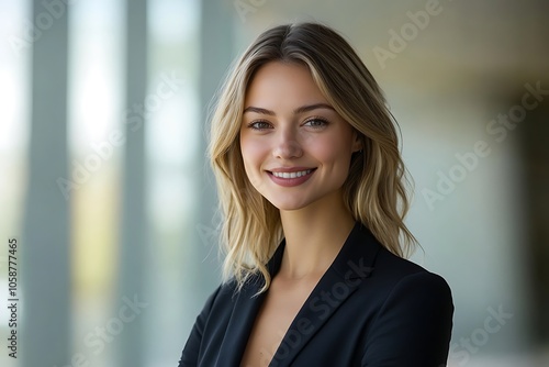 Professional Businesswoman Headshot with Warm Smile and Bright Eyes Free Download Professional Businesswoman Headshot with Warm Smile and Bright Eyes - GFXLoad