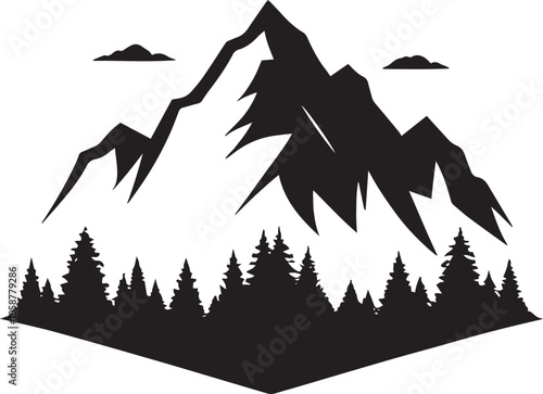 illustration of a mountain