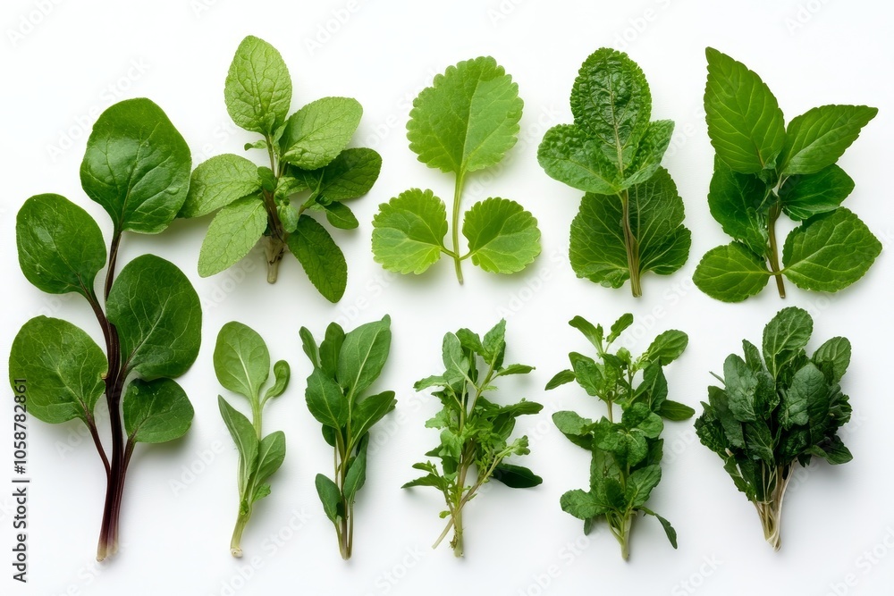 A Vibrant Collection of Fresh Herbs Showcasing Nature's Green Palette and Aromatic Varieties Perfect for Culinary Delights and Decor A Vibrant Collection of Fresh Herbs Showcasing Nature's Green Palette and Aromatic Varieties Perfect for Culinary Delights and Decor