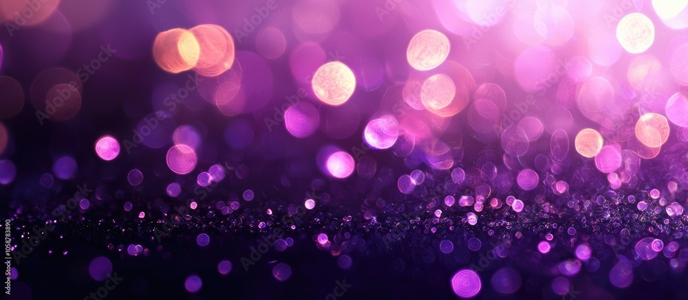 Purple Abstract With Lights Bokeh Purple Abstract With Lights Bokeh