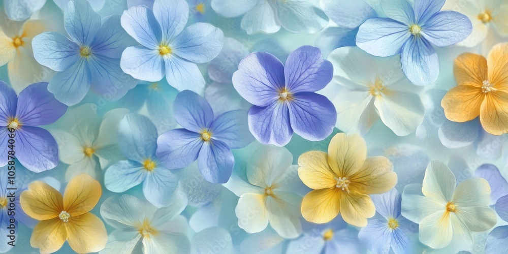 A pattern featuring spring flowers on a gentle, soft surface creates a delightful and refreshing visual experience, perfect for capturing the essence of spring. A pattern featuring spring flowers on a gentle, soft surface creates a delightful and refreshing visual experience, perfect for capturing the essence of spring.