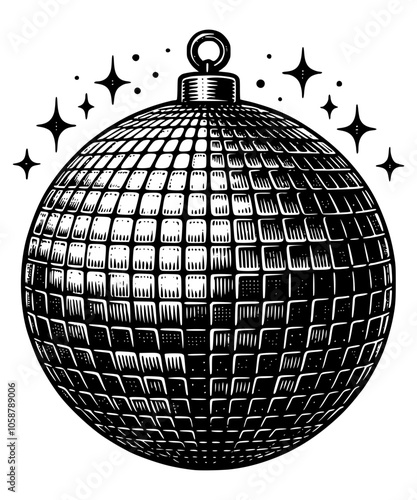 retro disco ball