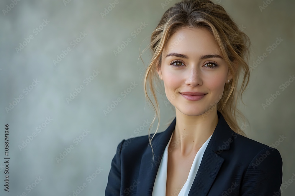 Professional Headshot Blonde Woman in Business Attire with Natural Makeup Professional Headshot Blonde Woman in Business Attire with Natural Makeup