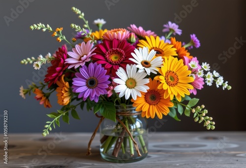 Wallpaper Mural bouquet of flowers in vase Torontodigital.ca