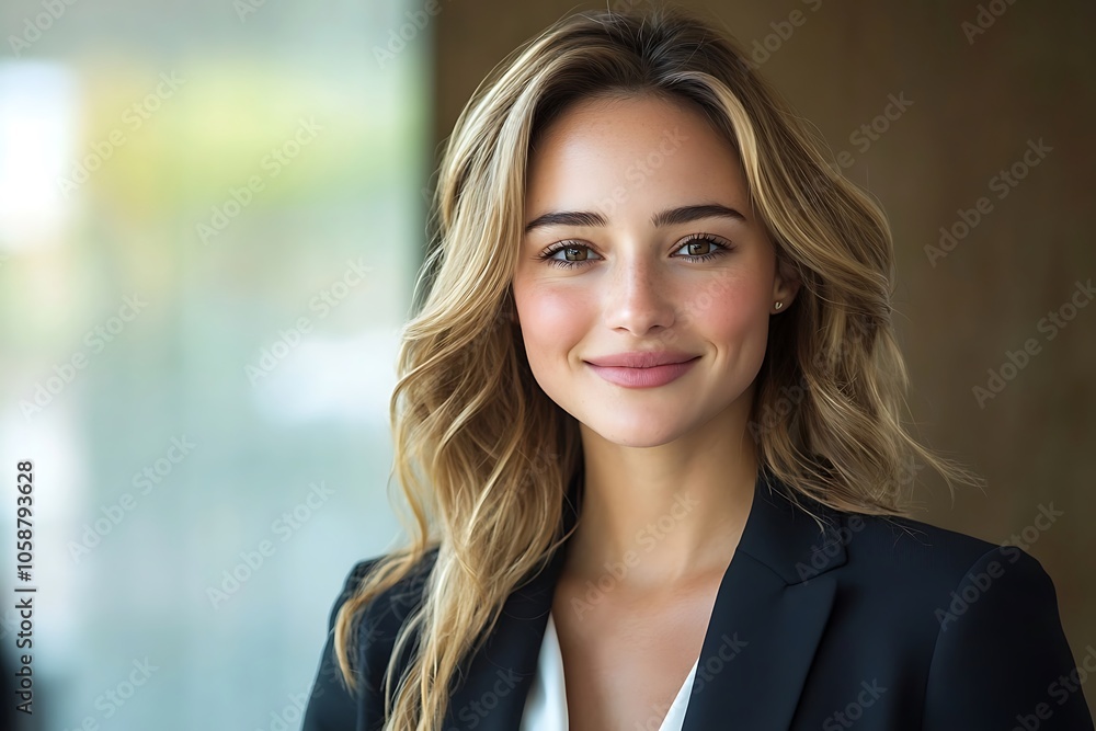 Professional Woman in Black Blazer Headshot - Office Style Professional Woman in Black Blazer Headshot - Office Style