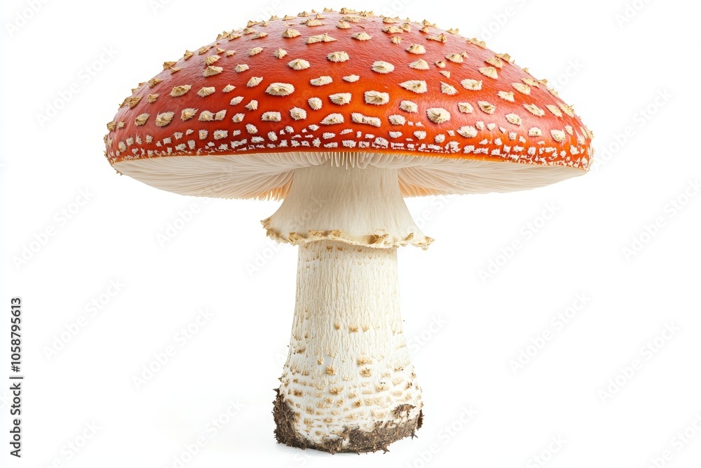 An Exquisite Amanita Muscaria: Explore the Fascinating World of Nature's Most Iconic Mushroom with Its Captivating Colors and Patterns
