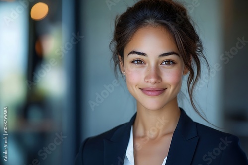 Smiling Brunette Entrepreneur in a Navy Suit Free Download Smiling Brunette Entrepreneur in a Navy Suit - GFXLoad