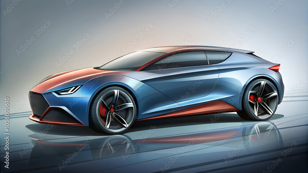 design of modern a car design of modern a car