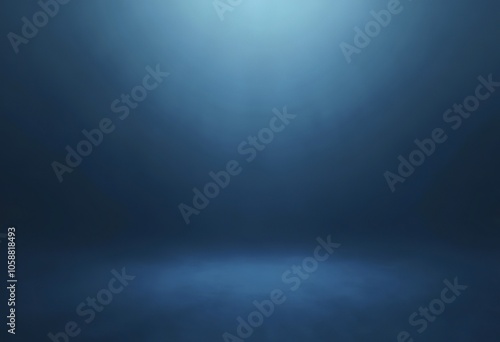 Minimalist background with a gradient of deep indigo tones, evoking a sense of mystery photo