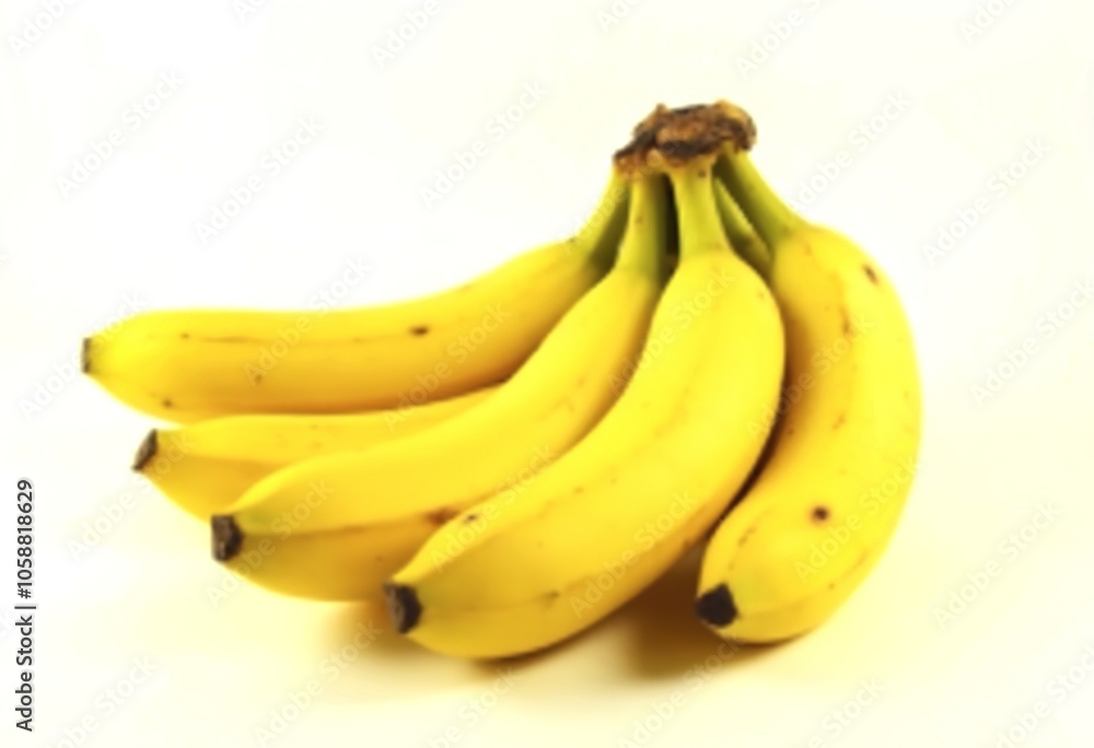 Several ripe yellow bananas on a white background Several ripe yellow bananas on a white background