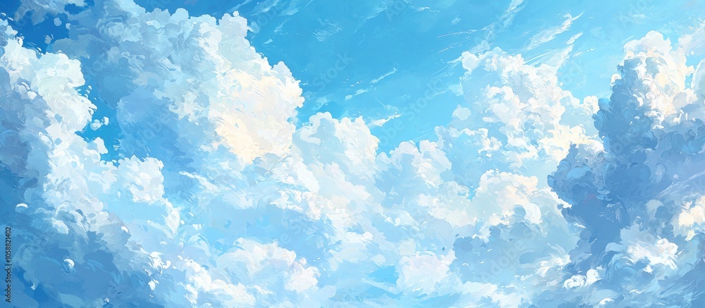Messy Clouds In The Sky In Daylight Blue Cloud Scape Natural Light Messy Clouds In The Sky In Daylight Blue Cloud Scape Natural Light