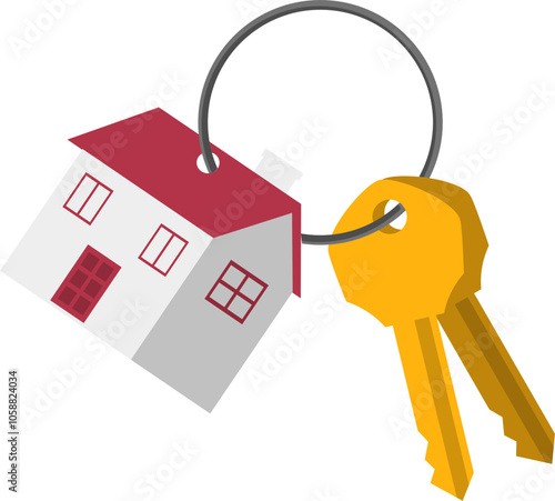 Real estate property investment illustration 