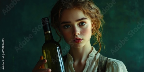 Woman with Wine