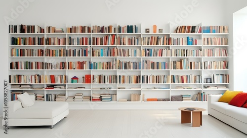 room books on white photo