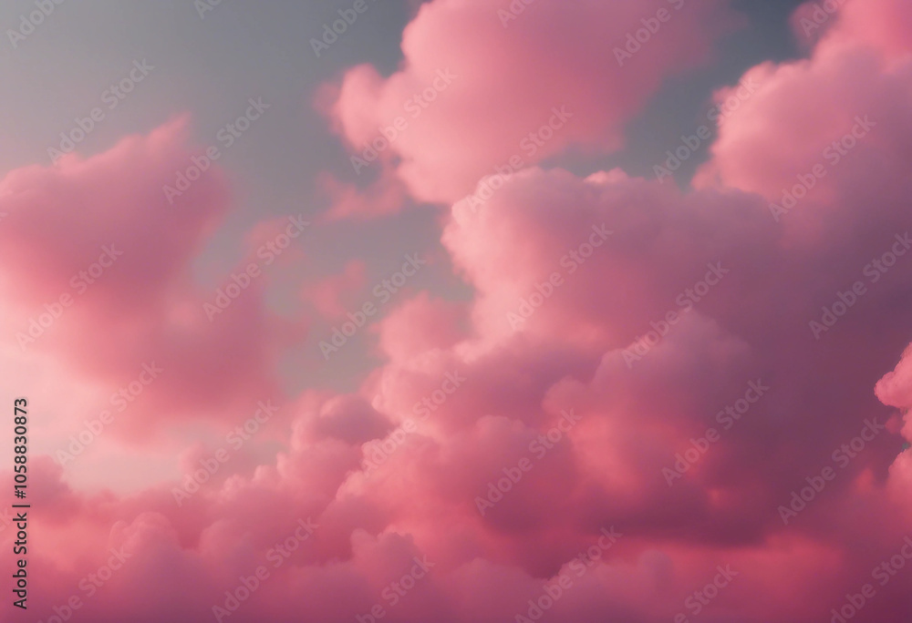 Magical pink pastel clouds moving in the wind Sunset colorful landscape Abstract pink clouds close-u Magical pink pastel clouds moving in the wind Sunset colorful landscape Abstract pink clouds close-u