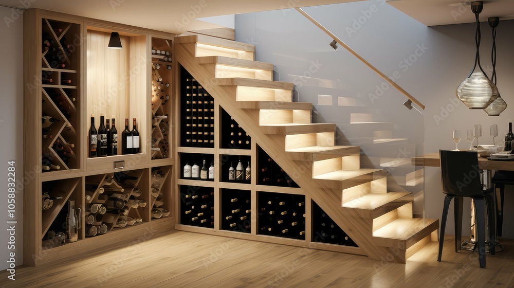Obraz premium design home wine cellar