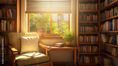 cozy book case