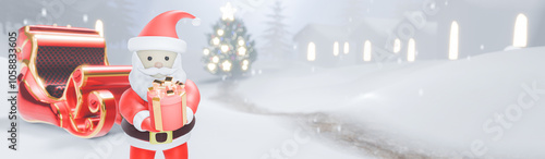 Santa Claus on Christmas Ev...