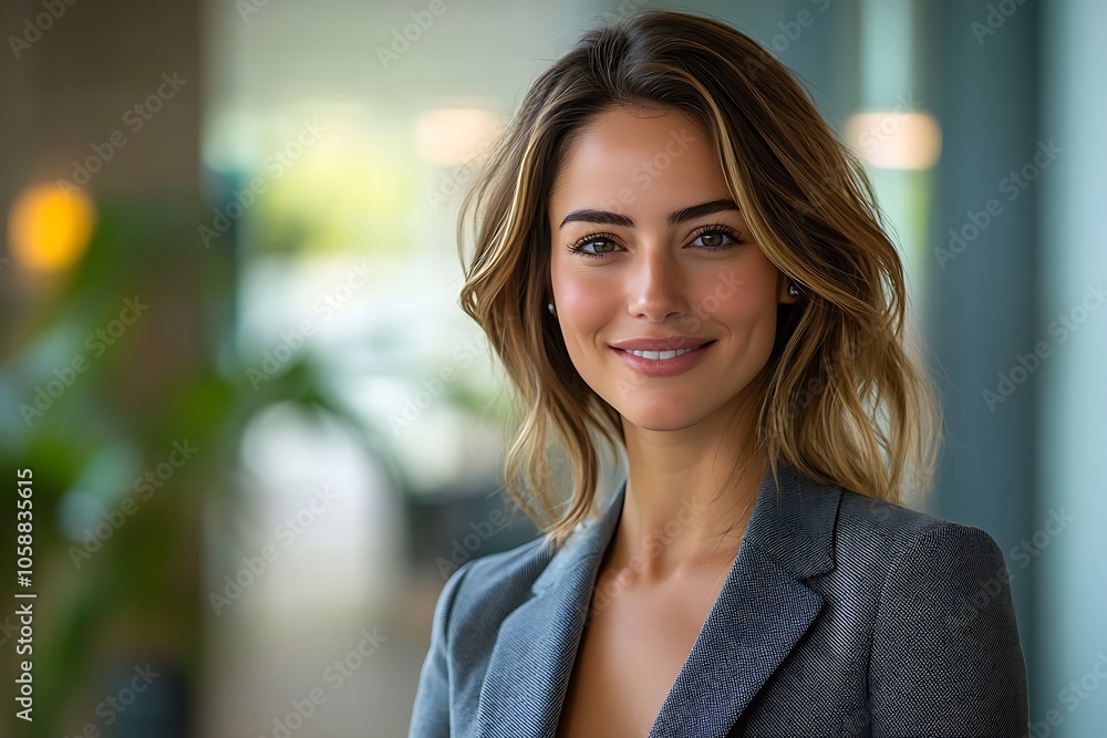 Smiling Businesswoman in Professional Attire - Headshot Smiling Businesswoman in Professional Attire - Headshot