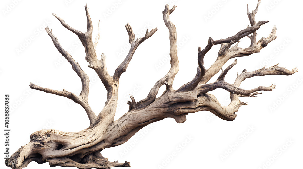 Dry tree with no leaves isolated on white background Dry tree with no leaves isolated on white background