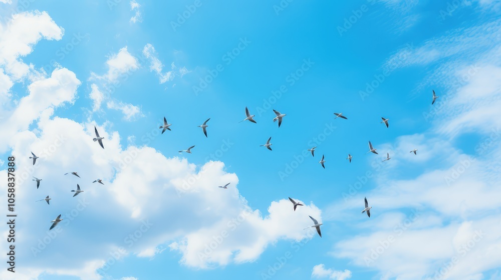 soaring blue sky with wispy clouds soaring blue sky with wispy clouds